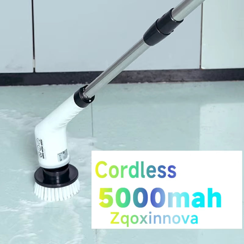 Electric Cleaning Brush Multifunctional Household Wireless Mops for Bathroom Kitchen Gadgets Windows Toilet Spin Scrubber
